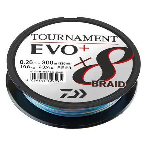 Daiwa TOURNAMENT EVO X8 BRAID - Multicolor