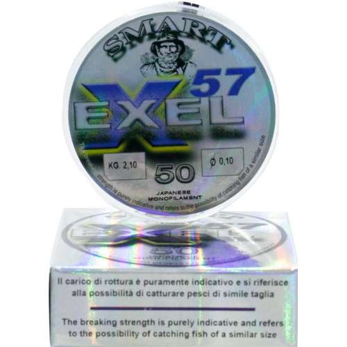 Smart EXEL 57 Monofilo Smart EXEL 57 bobine mt. 50. Monofilo di produzione giapponese, come tutta la linea SMART e MAVER, l' EX