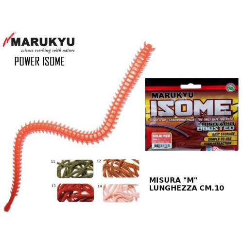 Marukyu POWER ISOME Il Power Isome di Marukyu è la copia esatta di un Isome, un cosiddetto sand worm ovvero un verme di sabbia.