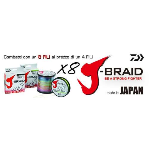Daiwa J-BRAID 8X mt. 150